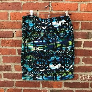 Colorful Fitted Skirt